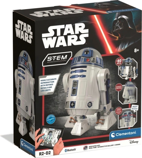 Clementoni STEM Robot STAR WARS R2-D2 – Programmable Interactive Model