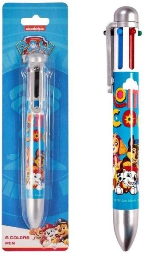 Colored Paw Patrol ballpoint pen, 6 colors - 1 piece