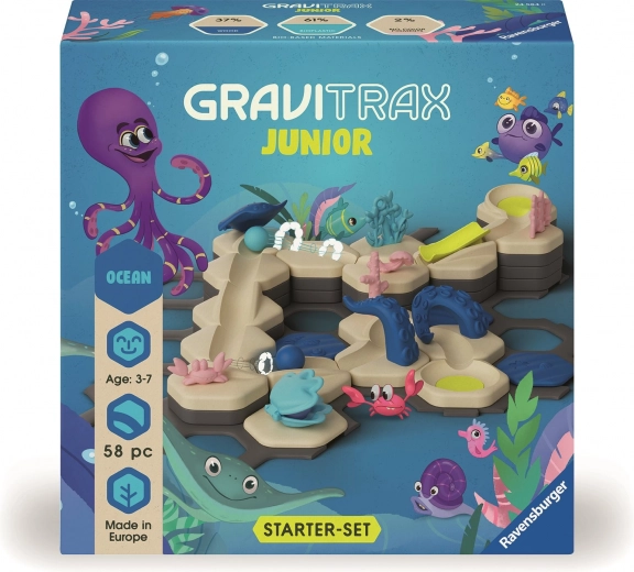 Ravensburger GraviTrax Junior sākuma komplekts „Okeāns”