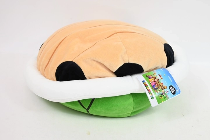 Tomy mocchi-mocchi plīša spilvens zaļais bruņurupuču bruņu vairogs Super Mario