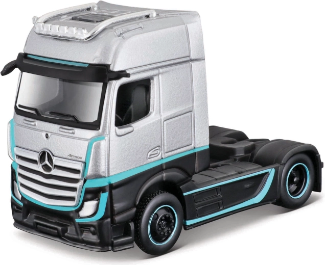 Maisto Mercedes-Benz Actros 1851 custom rigs sudrabmelns 1:64
