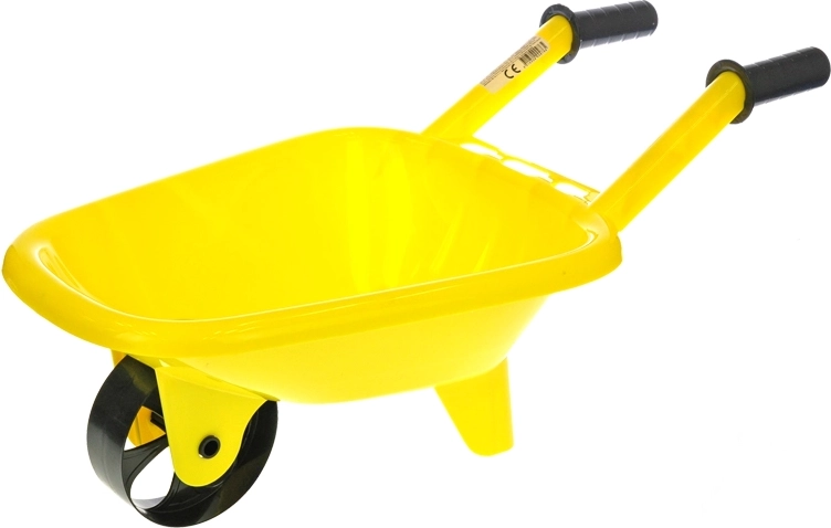 Plastmasas bērnu ķerra dzeltena 60 × 25 × 30 cm