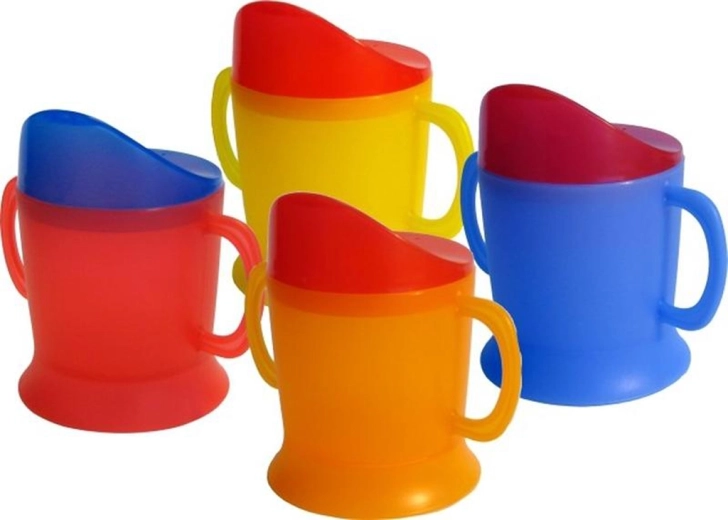 Baby training cup with spout 230 ml, assorted colors