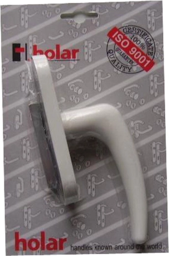 Balkona rokturis Klasik, plastmasa, balta