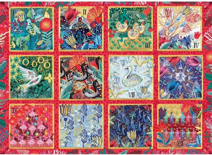 Puzzle Twelve Days to Christmas 1000 Pieces