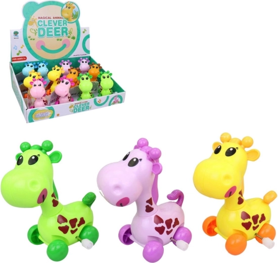Wind-up Giraffe – handheld toy, 6 colors