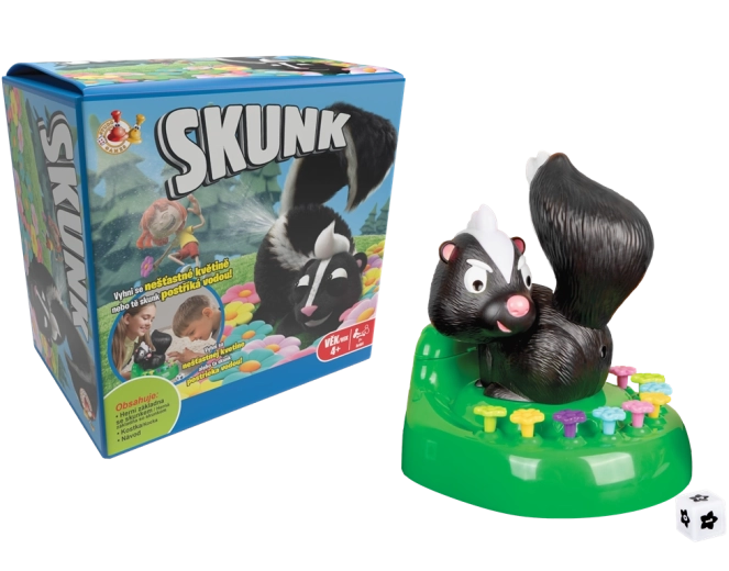 Studo Games Skunk – ģimenes spēle ar kauliņu un pārsteigumu