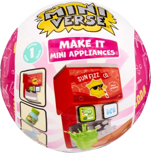 MGA’s Miniverse Make It Mini appliances – mini soda machine - 1 piece