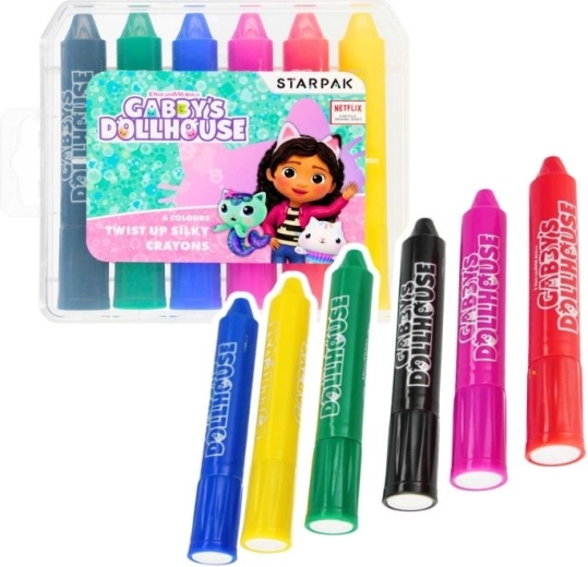 Twist-up crayons Gabby’s Dollhouse (6 pcs)