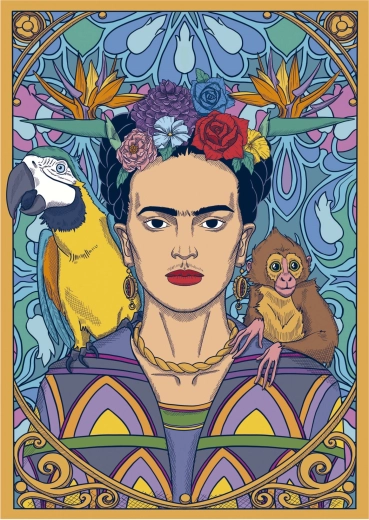 Puzle Frida Kahlo 1500 gab.