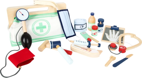 SMALL FOOT Doctor’s Bag made of wood and fabric