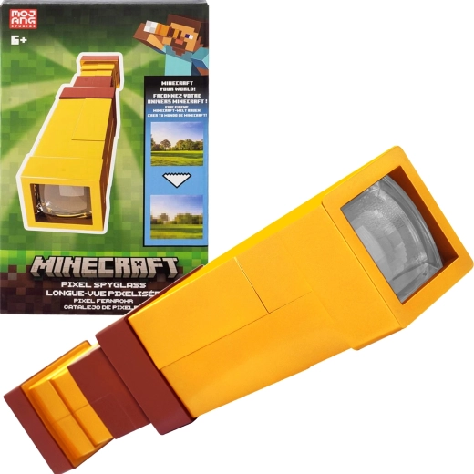 Minecraft pikseļu spiegošanas tālskata rotaļlieta no Mattel