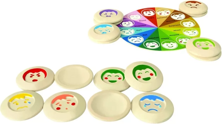 PlanToys wooden memory game – moods