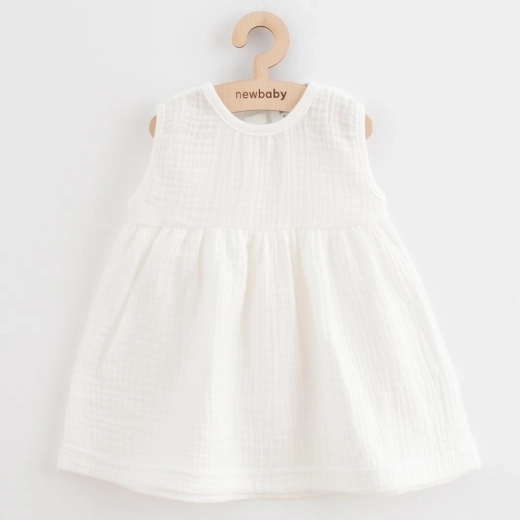 Muslin baby dress New Baby Elizabeth, size 62 (3–6 months)