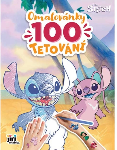 Krāsojamā grāmata un 100 tetovējumi Lilo & Stitch