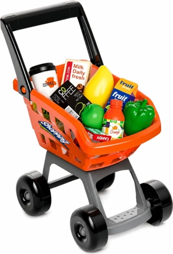 Shopping cart for convenient transport of goods