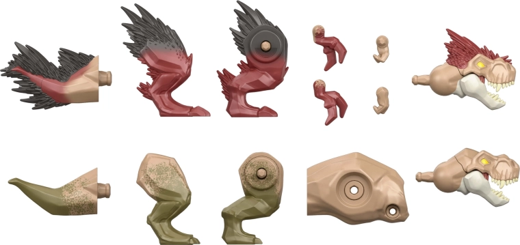 Detailed detachable parts