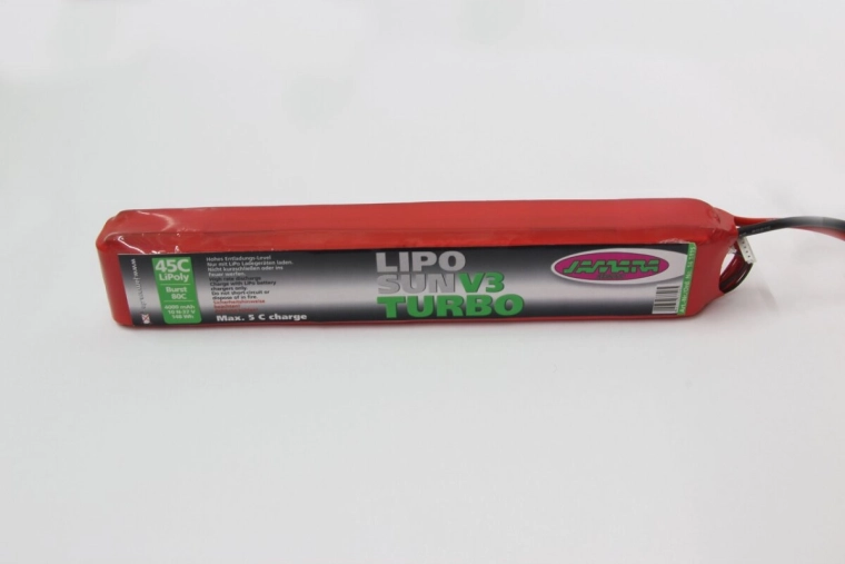 LiPo battery LipoSun V3 Turbo 4000 mAh 37 V 45C/80C