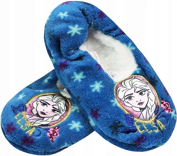 Frozen Elsa čības – zilas ar neslīdošu zoli