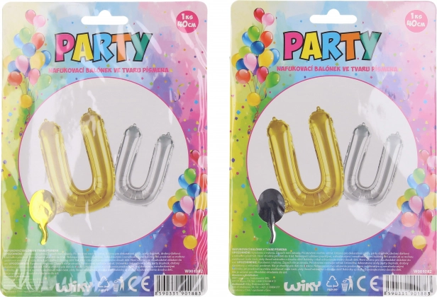 Piepūšams balons – burts U