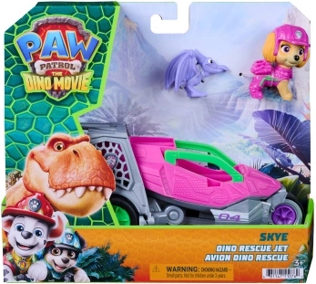 PAW Patrol Dino Movie Skye and Dino Rescue Jet with Figures