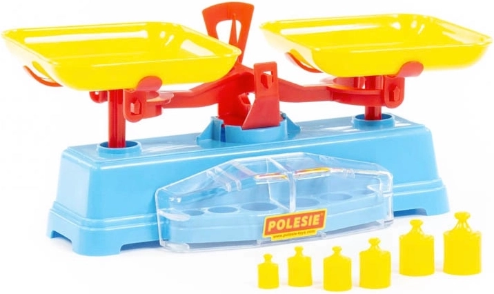 Bērnu svari ar svariņiem POLESIE, plastmasas, 28 cm