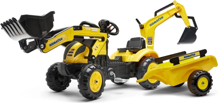 Double the fun: front loader and rear backhoe