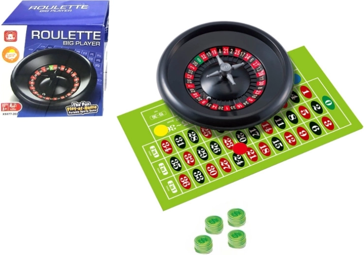 Rulete kastē – ģimenes mini rulete