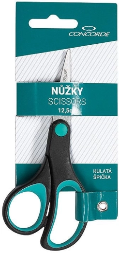 Šķēres CONCORDE 12,5 cm ar noapaļotu galu