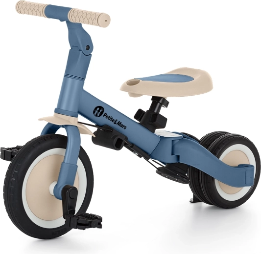 5-in-1: from tricycle to pedal bike
