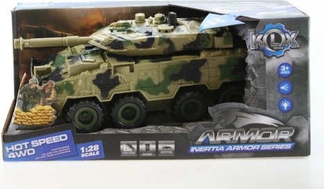 Bateriju tanks ar kamuflāžas rakstu 1:28