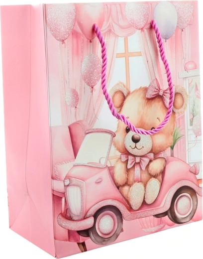 Sturdy paper bag with practical handles