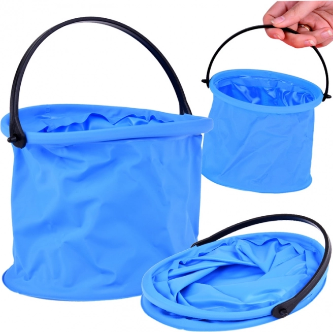 Folding kids’ bucket for little explorers