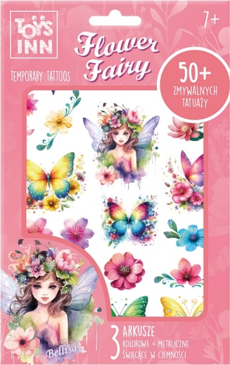 Temporary Tattoos Flower Fairy Bellisa STNUX