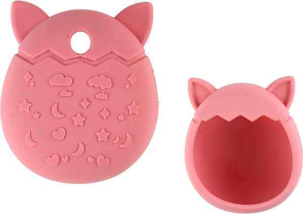 Silikona futrālis pūderrozā krāsā Tamagotchi ierīcei