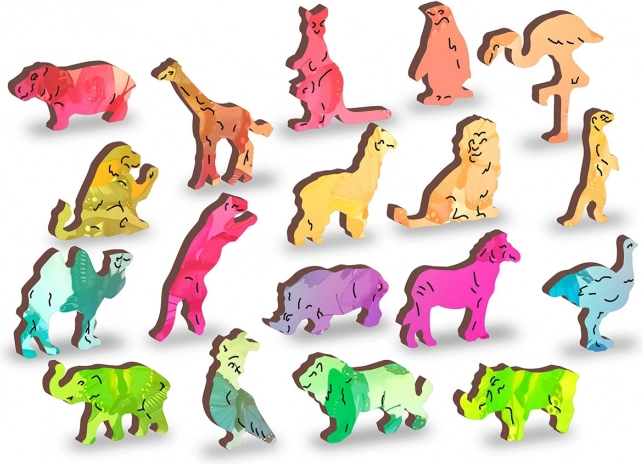 Unique wooden figures