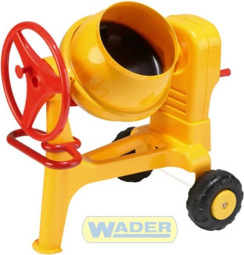 Wader bērnu betona maisītājs Construct dzeltens – 1 gab.