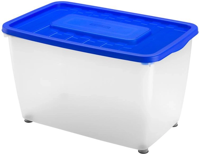 Plastmasas uzglabāšanas kaste ar vāku HEIDRUN Mania 46 l