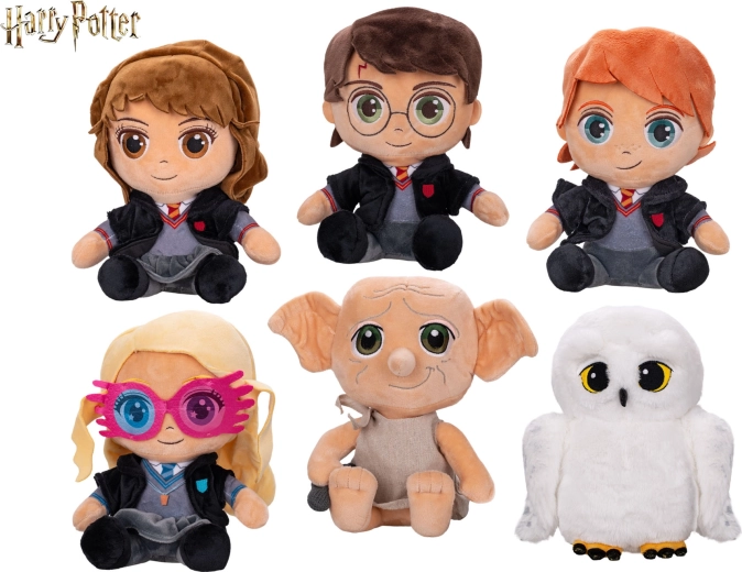 Harry Potter – sēdošas plīša figūriņas 25 cm