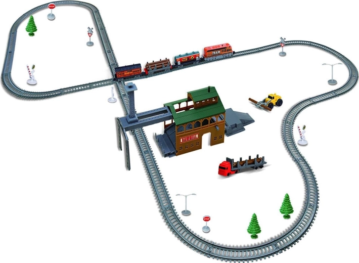 Locomotive with 2 speeds and a light