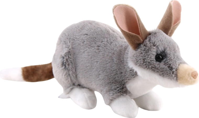 Plīša garaušu vombats 23 cm