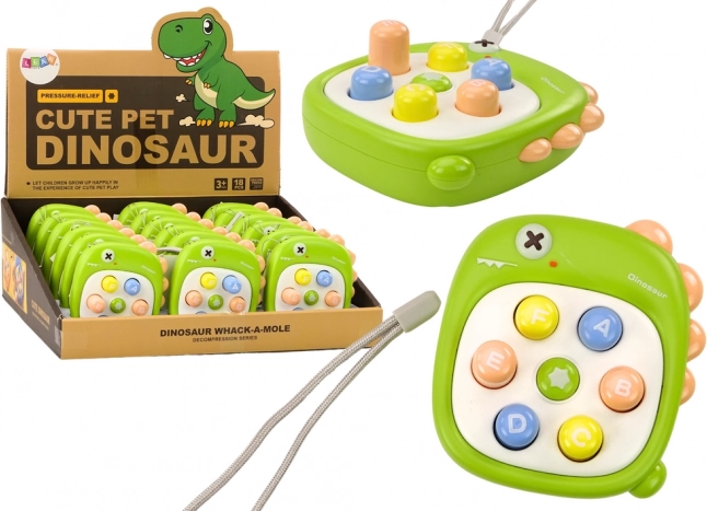 Interaktīva burtu spēle – zaļš dinozaurs