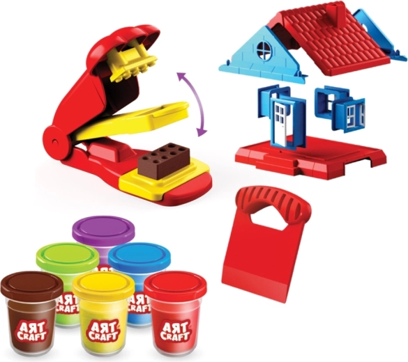 Sešas plastilīna krāsas