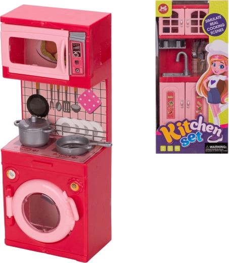 Doll Kitchen 20 cm – set with sink or washing machine