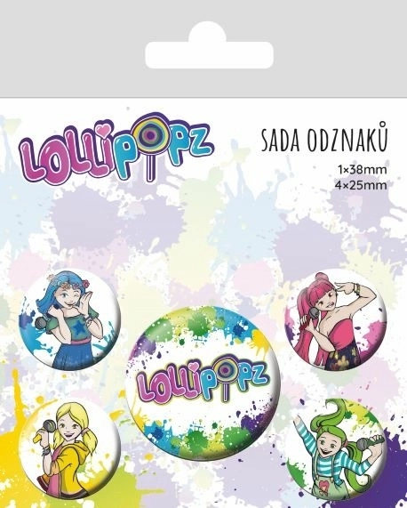 Set of Lollipopz Badges