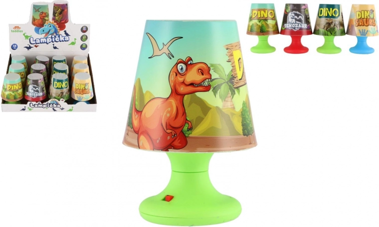 Mini bērnu dinozaura lampiņa ar baterijām