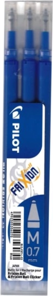 Rezerves serdenīši PILOT FriXion 0,7 mm – zili, 3 gab.