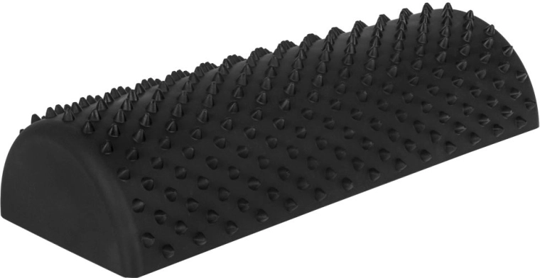 TULLO half massage roller with stimulating spikes – black