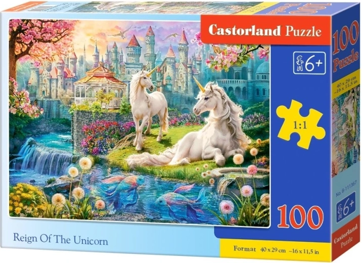 Castorland Unicorn Kingdom puzzle 100 pieces
