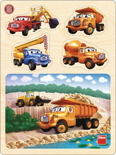 Dino koka puzzle “Tatra karjerā” (13 detaļas)